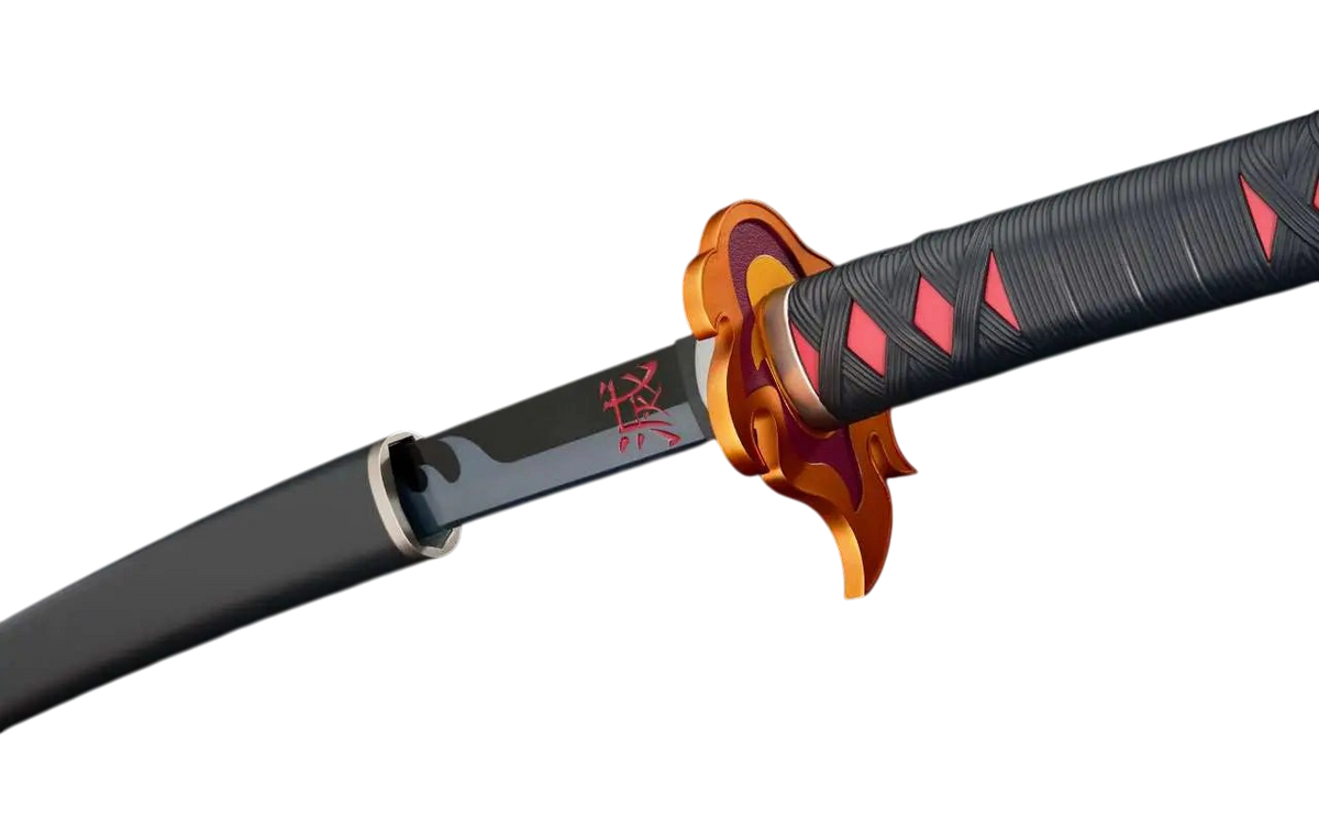 DEMON SLAYER NICHIRIN SWORD TANJIRO KYOJURO PROP - Vue 3