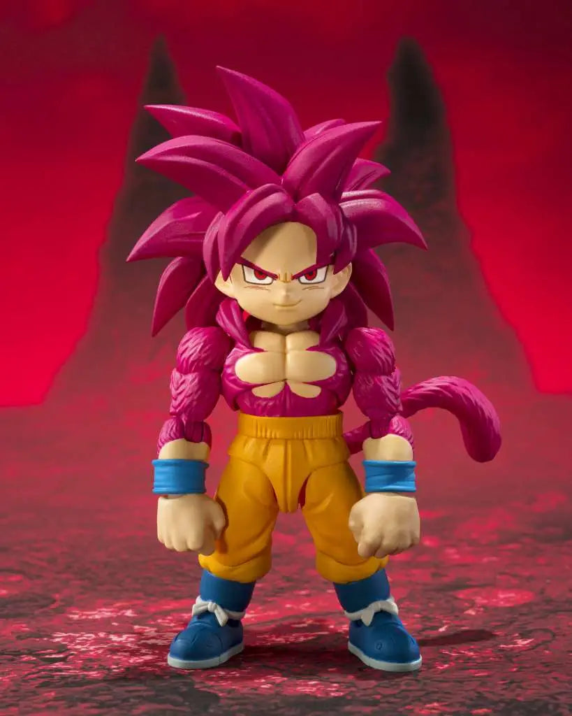 DRAGON BALL DAIMA SON GOKU MINI SS4 SHF - Vue 1