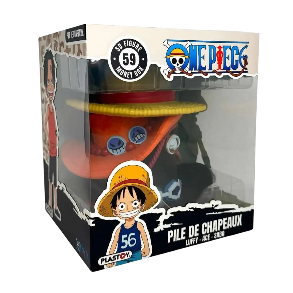 ONE PIECE STACK OF HATS MONEY BOX - Vue 4