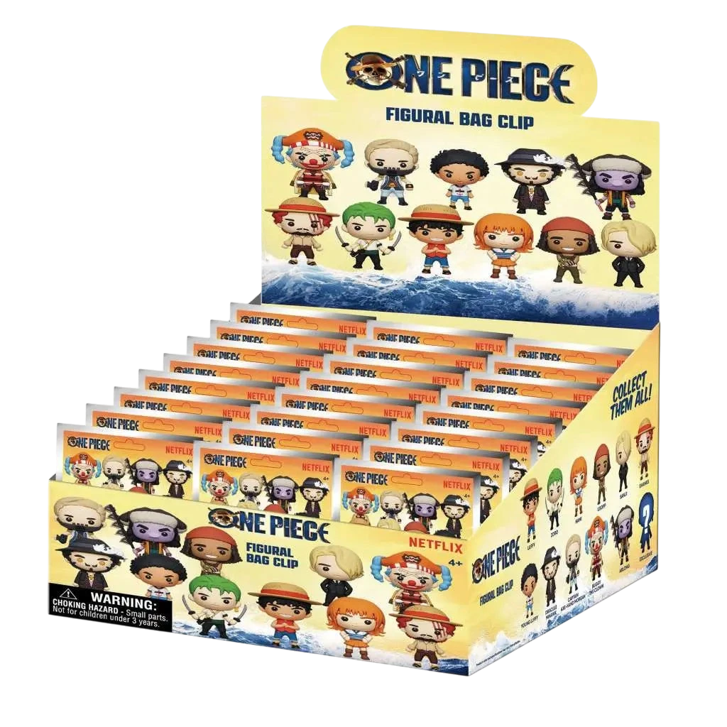 ONE PIECE NETFLIX BAG CLIP BLIND DISPLAY 24 - Vue 5