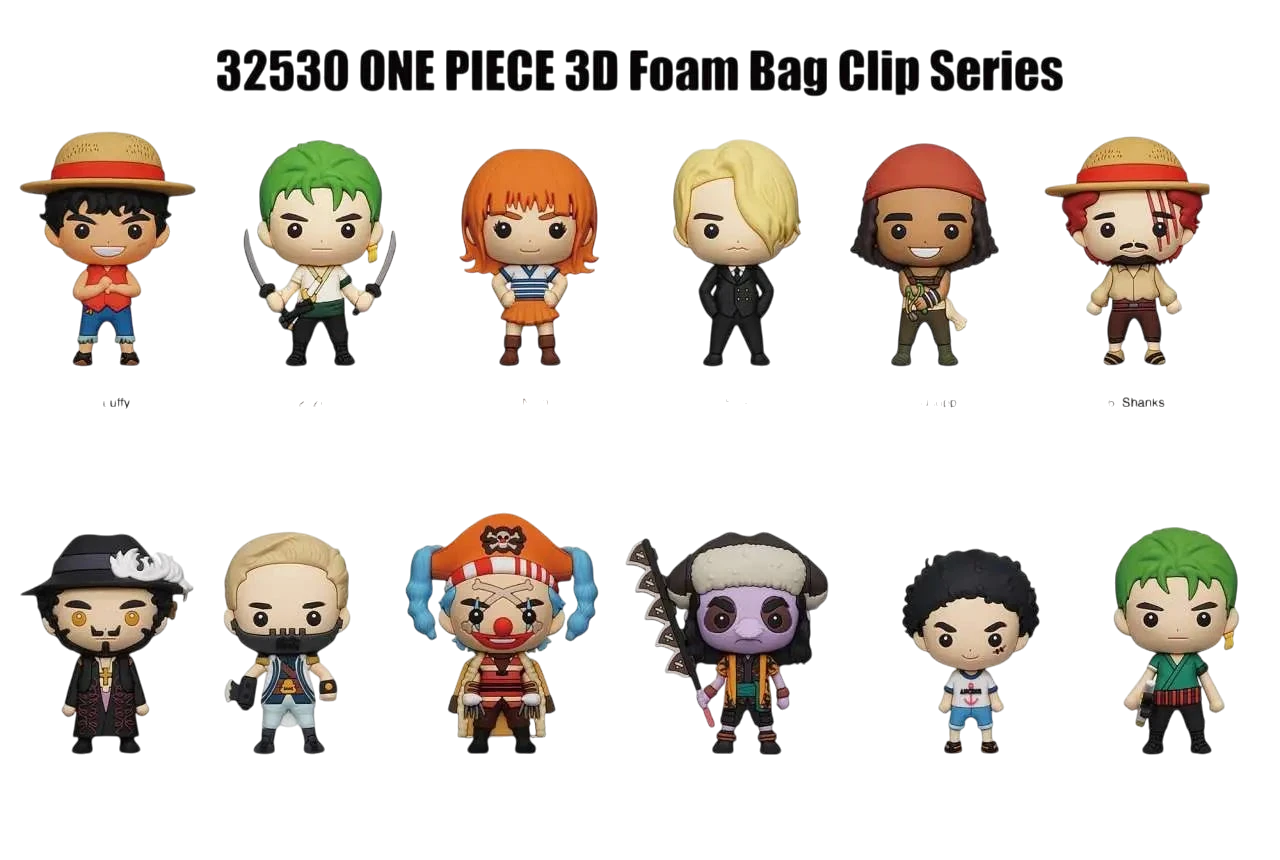 ONE PIECE NETFLIX BAG CLIP BLIND DISPLAY 24 - Vue 2