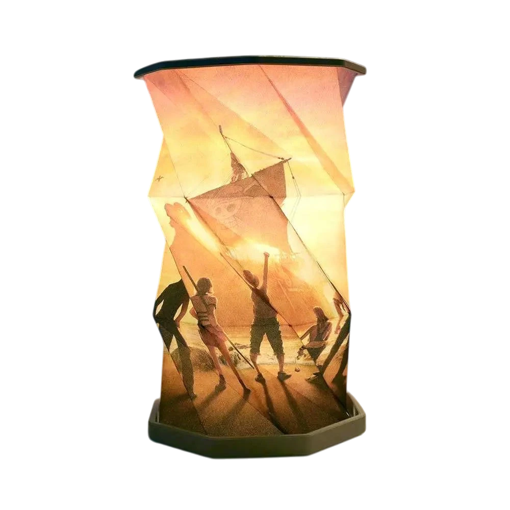 ONE PIECE STRAW HAT CREW FOLDABLE USB LAMP - Vue 1
