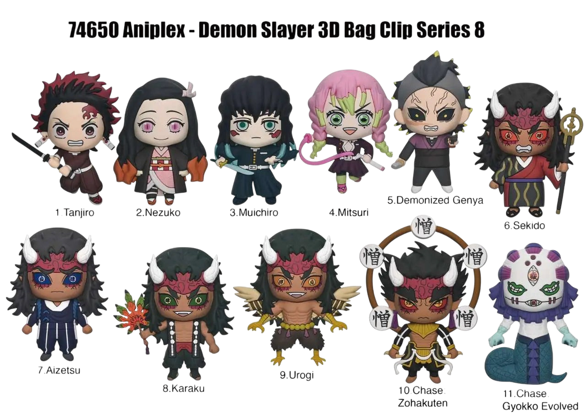 DEMON SLAYER S3 S8 BAG CLIP BLIND DISPLAY 24 - Vue 3