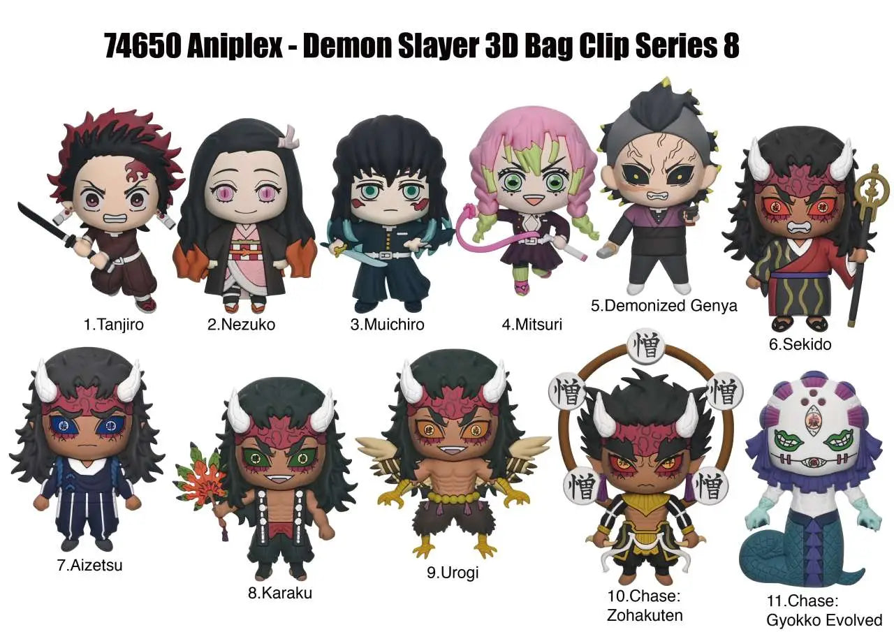 DEMON SLAYER S3 S8 BAG CLIP BLIND DISPLAY 24 - Vue 3