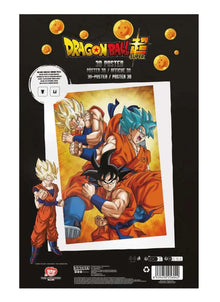 DRAGON BALL SUPER CHAMPA GOKU 3D POSTER - Vue 2