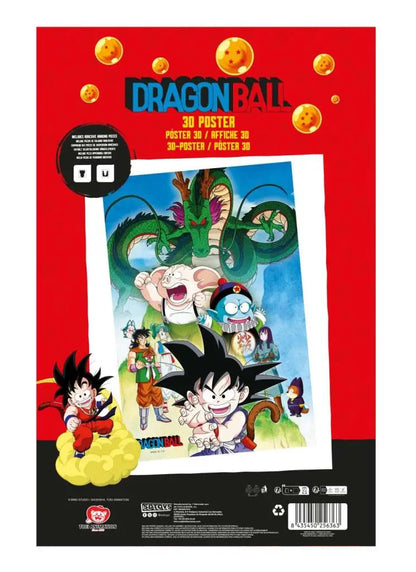 DRAGON BALL SHENRON AND HEROES 3D POSTER - Vue 2
