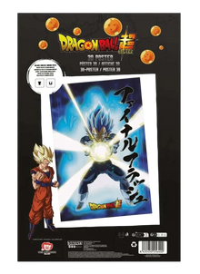 DRAGON BALL SUPER SURVIVAL VEGETA 3D POSTER - Vue 2