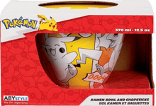 Pokemon Bol à ramen avec baguettes - Starters Manga