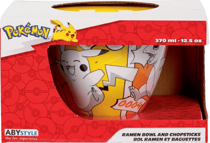 Pokemon Bol à ramen avec baguettes - Starters Manga