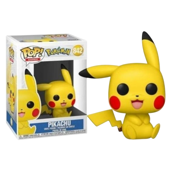 Pokémon - Pikachu (Assis) - Funko POP! Games N°842