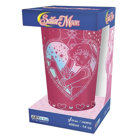 Sailor Moon Verre XXL Premium - 400 ml - Magie Lunaire boîte