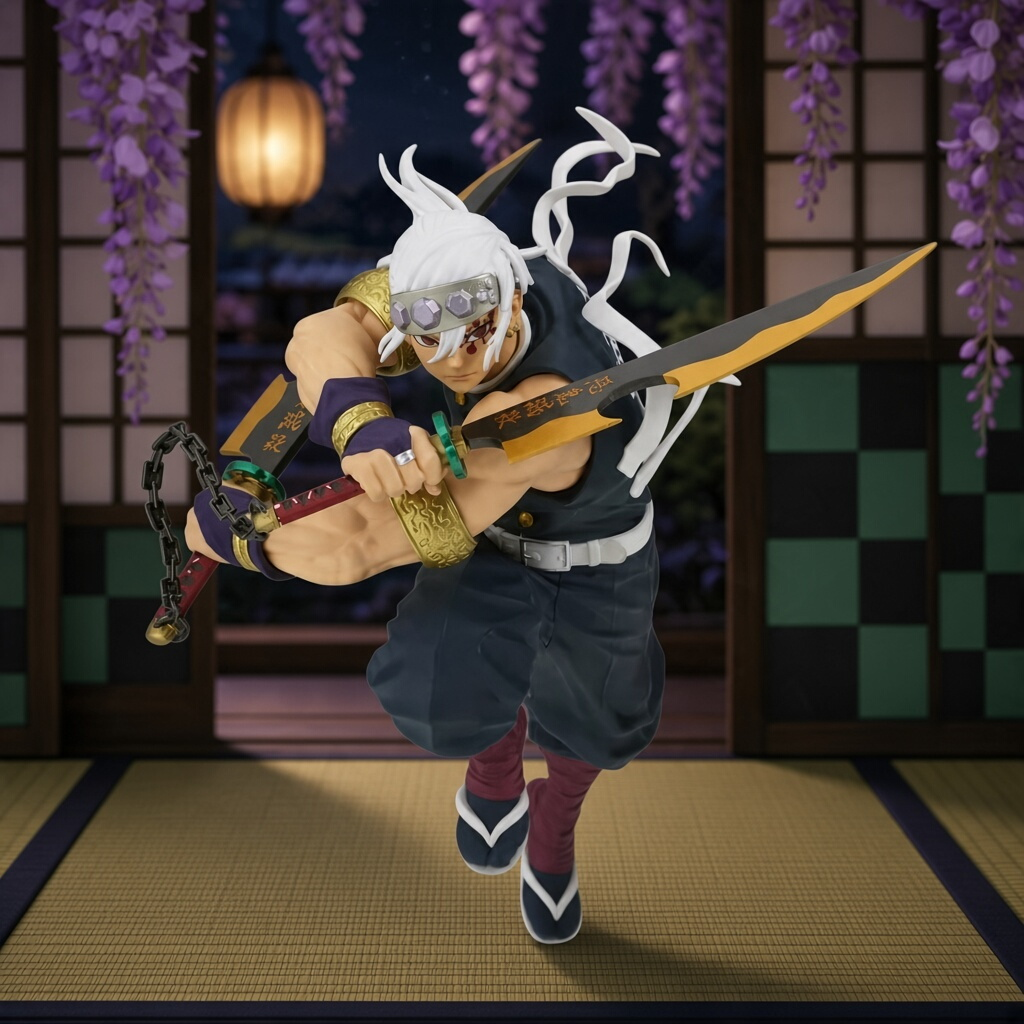 Demon Slayer - Tengen Uzui - Figurine Vibration Stars 13cm Banpresto