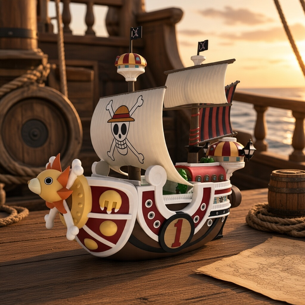 One Piece - Tirelire - Thousand Sunny Plastoy