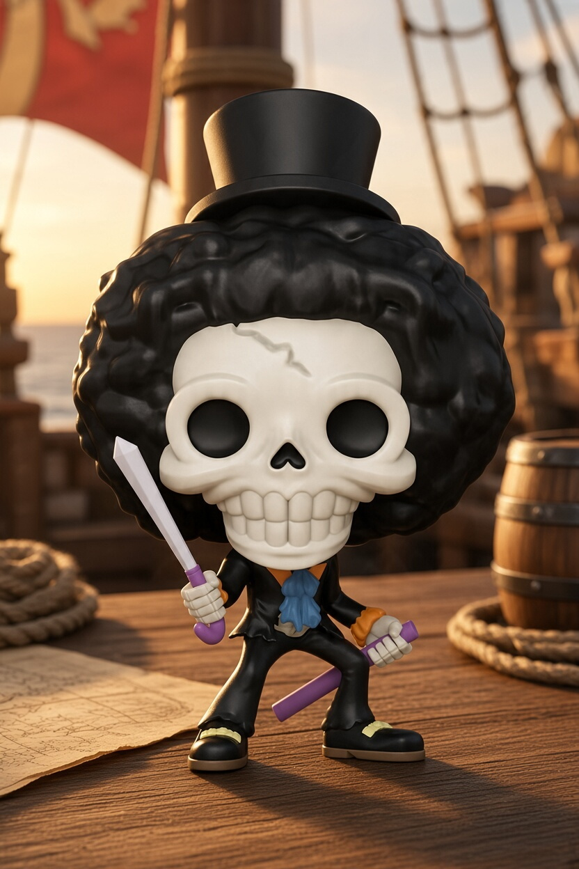 One Piece - Brook – Figurine POP Animation N°2231 (Refresh) Funko