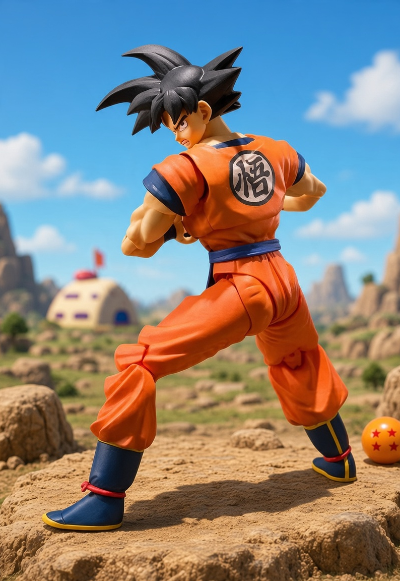 Dragon Ball - Son Goku - Figurine S.H.Figuarts Earth Bandai