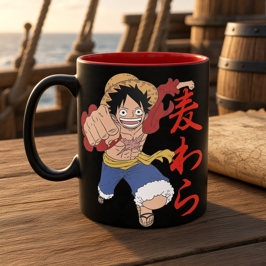 One Piece Mug - 460 ml - Luffy & Skull - boîte ABYstyle