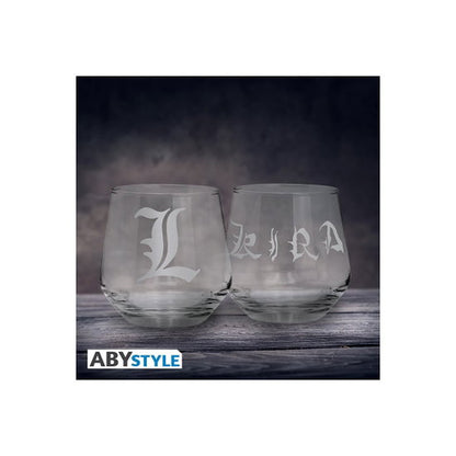 DEATH NOTE - Set de 2 verres Kira & L EUROPE x2 - vue 3