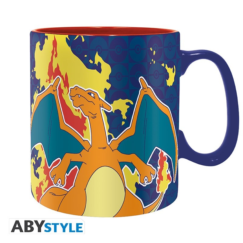 POKEMON - Mug - 460 ml - Dracaufeu effet métal - boite carton x2 - vue 2