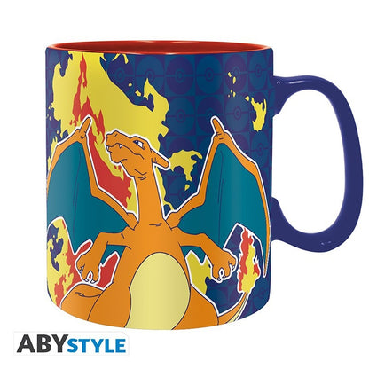 POKEMON - Mug - 460 ml - Dracaufeu effet métal - boite carton x2 - vue 2