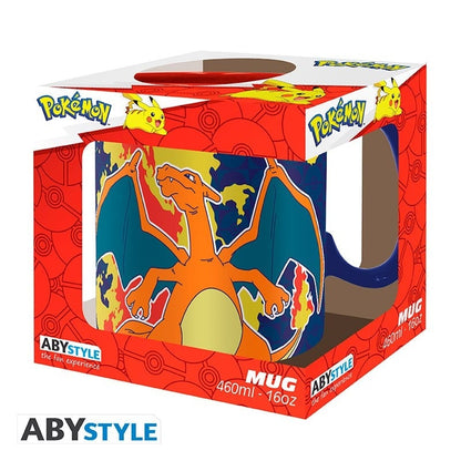 POKEMON - Mug - 460 ml - Dracaufeu effet métal - boite carton x2 - vue 3