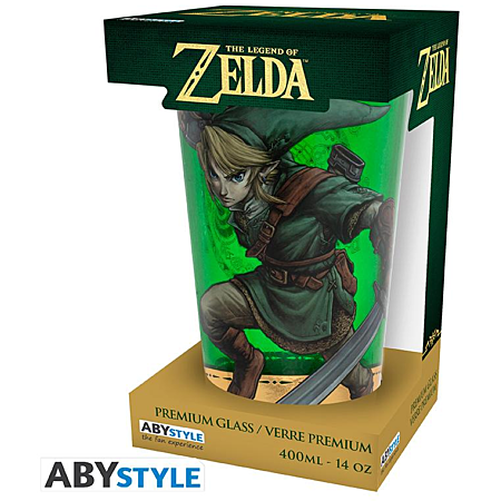 THE LEGEND OF ZELDA - Verre XXL Premium - 400 ml - Link boîte x2 - vue 3