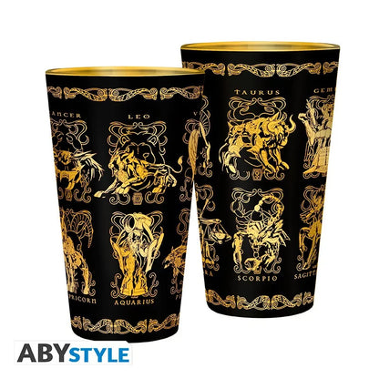 SAINT SEIYA - Verre XXL Premium  - 400 ml - Armures d'or  boîte x2 - vue 4