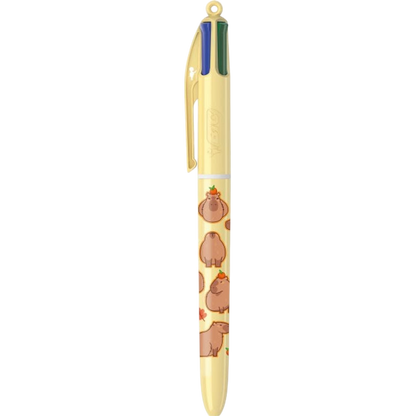 BESPOKE - Capybara Glisse Féérique - Stylo BIC 4 couleurs-Ind ONLYx10 - vue 2