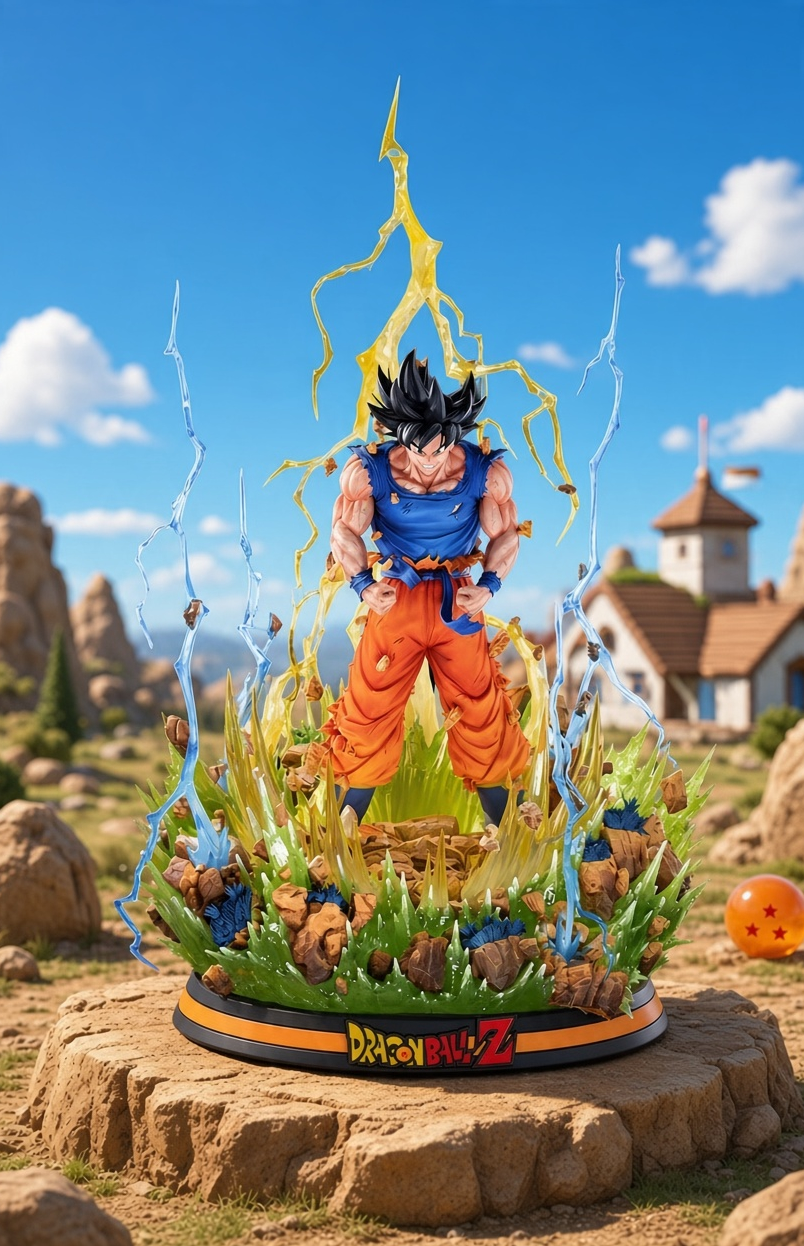 Dragon Ball - Son Goku Super Saiyan - HQS Dioramax 1/4 TSUME TSUME