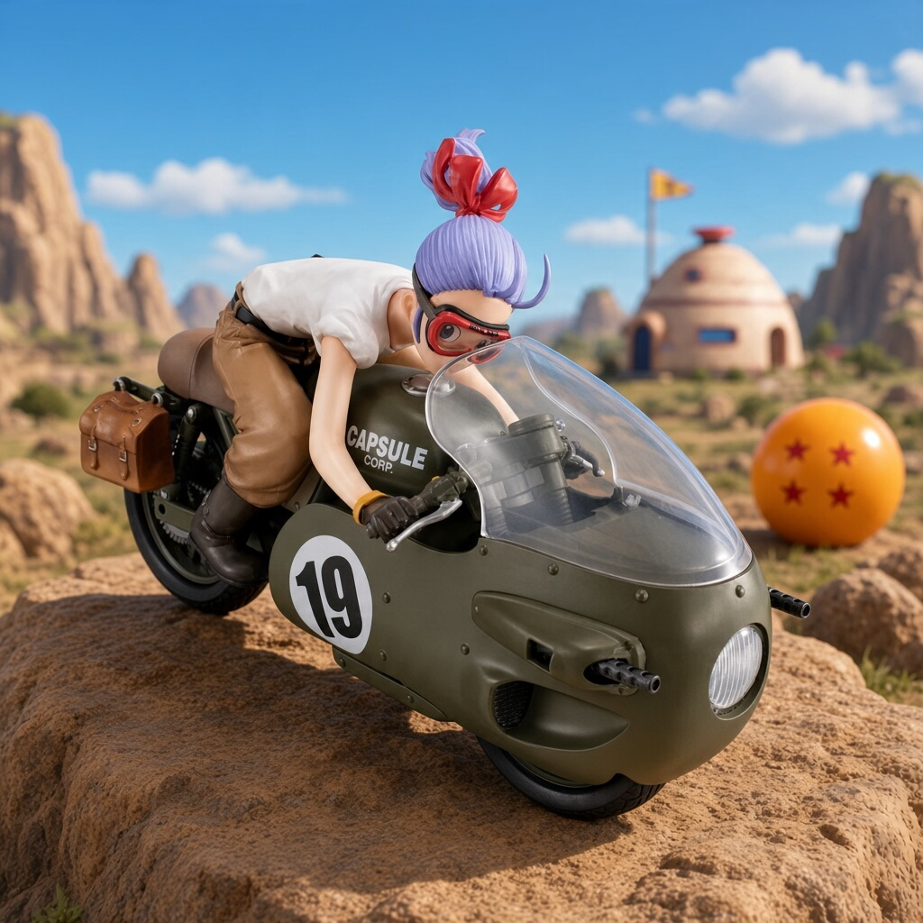 Dragon Ball - Bulma - Statuette Desktop Real McCoy 17cm MegaHouse