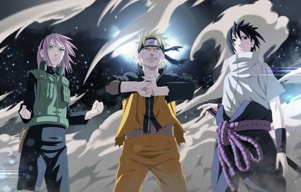 NARUTO - Tirage encadré "Photo Équipe 7" (30x40) x2 - vue 4