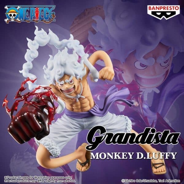 Monkey D. Luffy Gear 5 - Figurine Grandista 23cm Banpresto