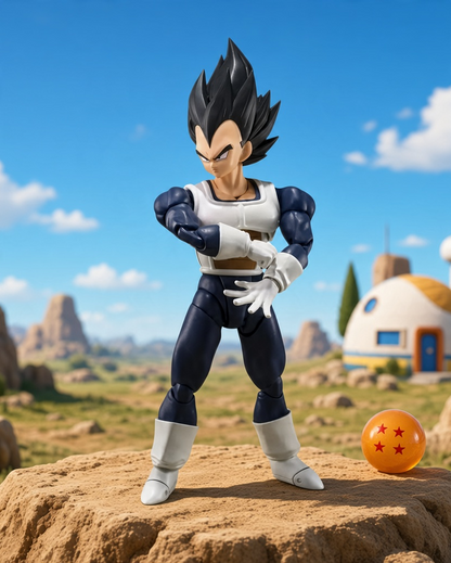 Dragon Ball - Vegeta - Figurine S.H.Figuarts Old Battle Clothes Bandai