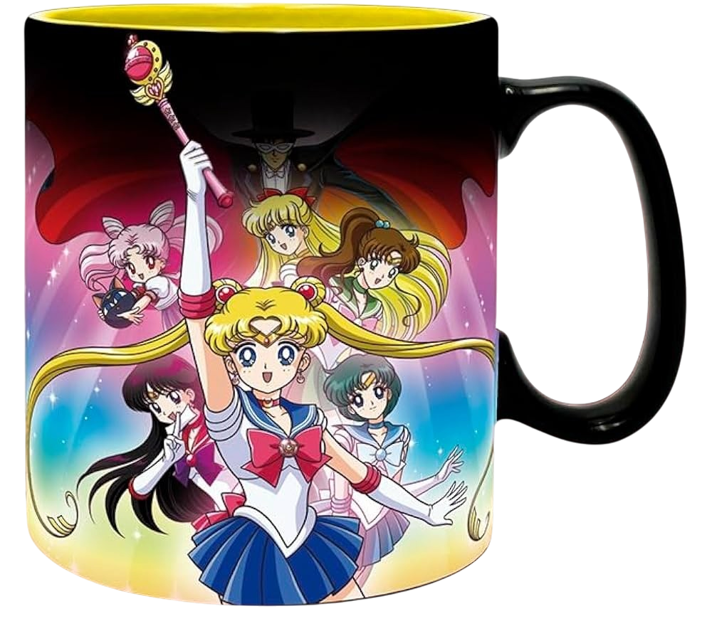 SAILOR MOON - Mug Heat Change- 460ml- Sailor&Chibi- cardboardx2 - vue 2