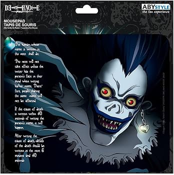 DEATH NOTE - Tapis de souris souple - "Ryuk" - vue 4