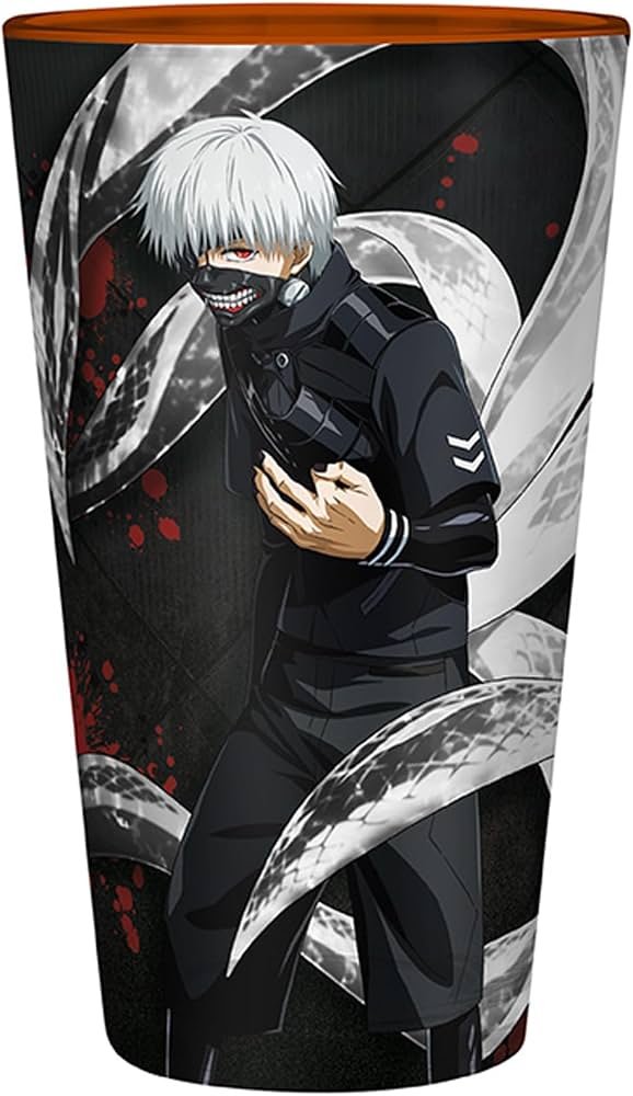 TOKYO GHOUL - Verre XXL - 400 ml - Kaneki & Masque - boîte x2 * - vue 2