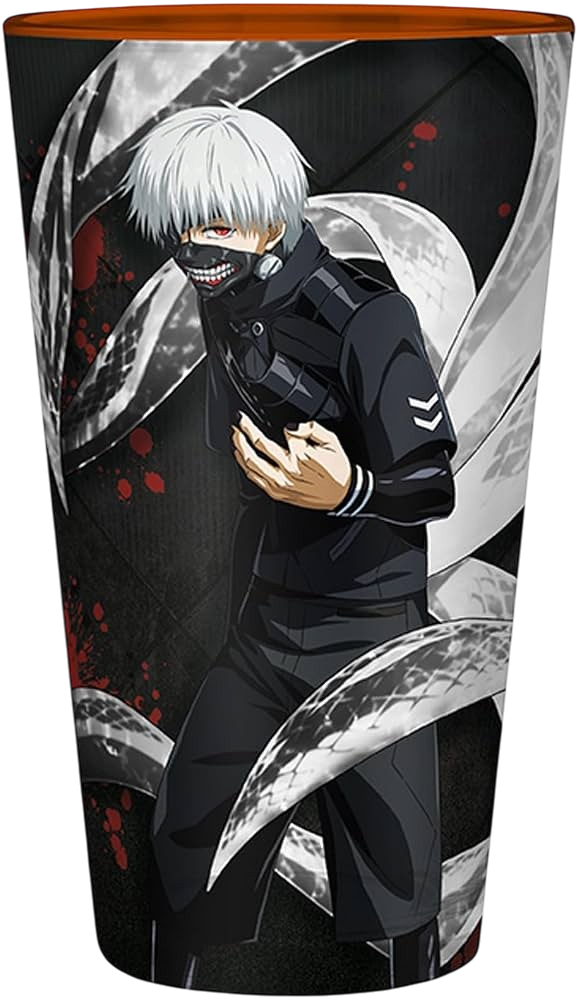 TOKYO GHOUL - Verre XXL - 400 ml - Kaneki & Masque - boîte x2 * - vue 2