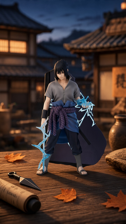 Naruto - Sasuke Uchiha - Statuette NEON TSUME TSUME