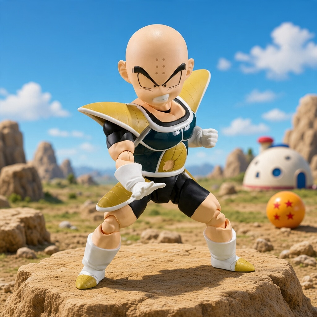 Dragon Ball - Krilin - Figurine S.H.Figuarts Battle Bandai