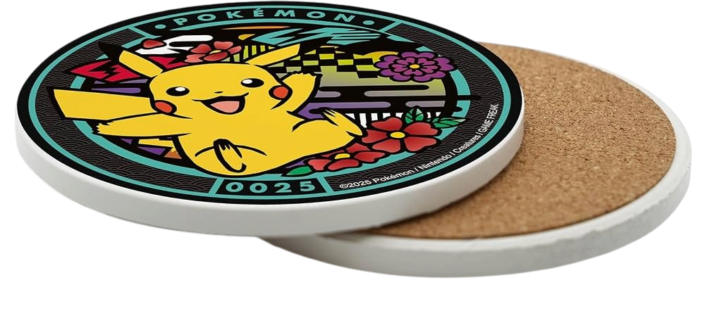 POKEMON - Dessous de verre en céramique "Pikachu" - vue 4