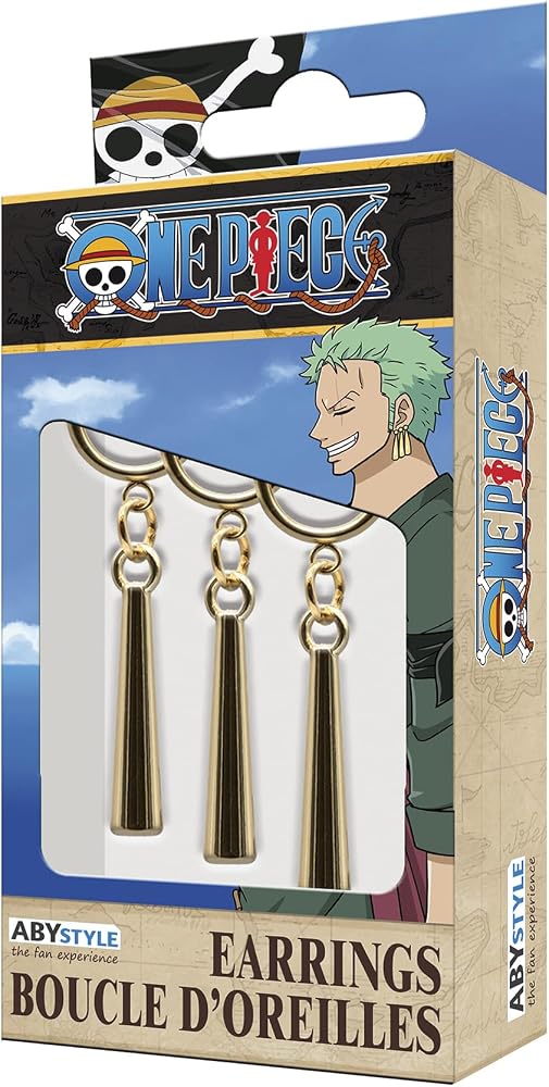 ONE PIECE - Set de 3 boucles d'oreilles Zoro - vue 3