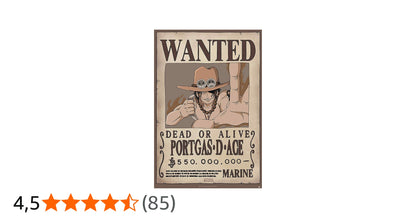 ONE PIECE - Poster Maxi 91,5x61 - Wanted Ace - vue 3