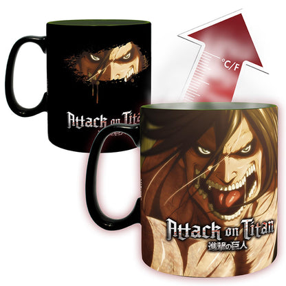 ATTACK ON TITAN - Mug Heat Change - 460 ml-TitanS3- carton x2 V2