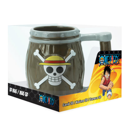 ONE PIECE - Mug 3D - Tonneau x2 - vue 3
