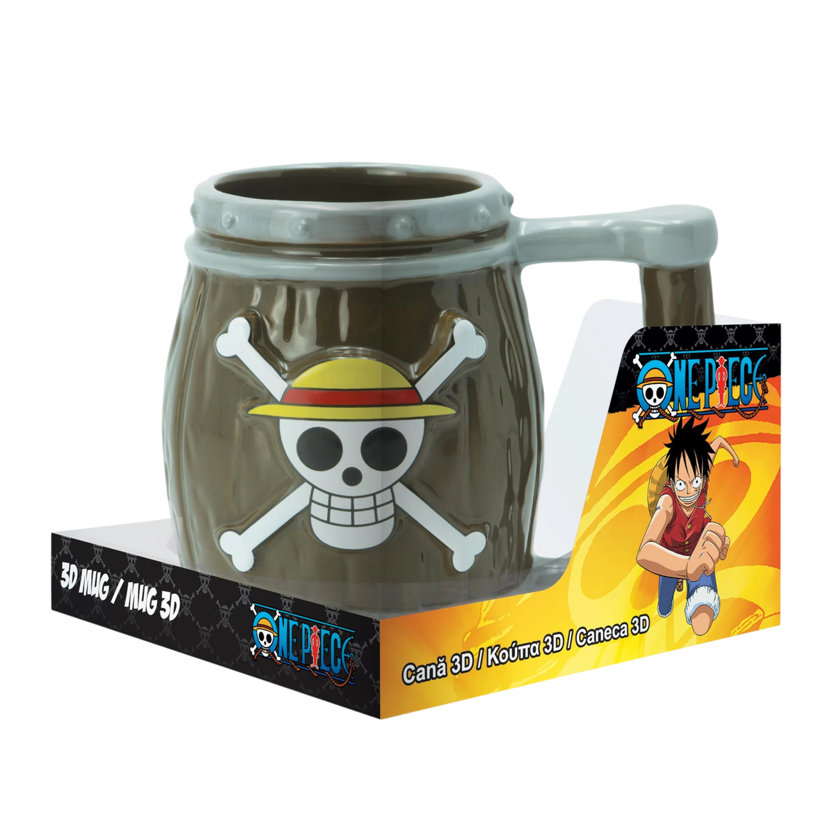 ONE PIECE - Mug 3D - Tonneau x2 - vue 3
