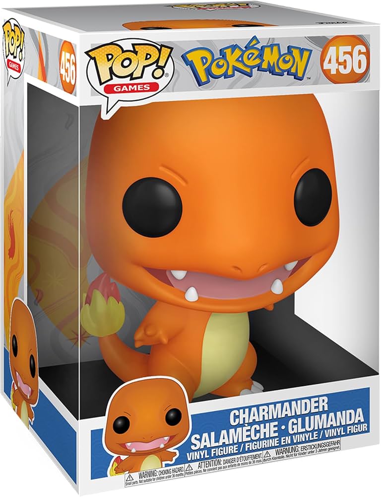 Pokemon - POP JUMBO 10 N456 - Salameche