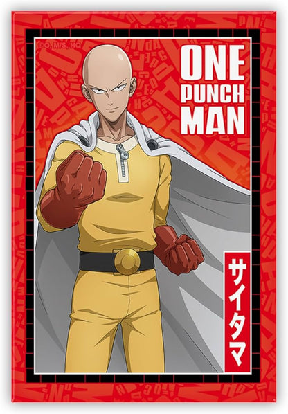 ONE PUNCH MAN - Aimant Standard - Saitama x4 - vue 3