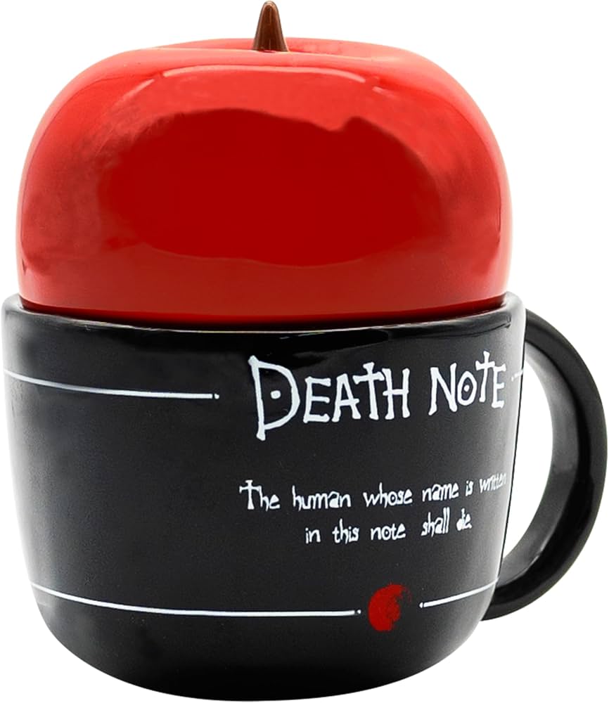 DEATH NOTE - Mug 3D avec Soucoupe - La Tasse de L DT - vue 3
