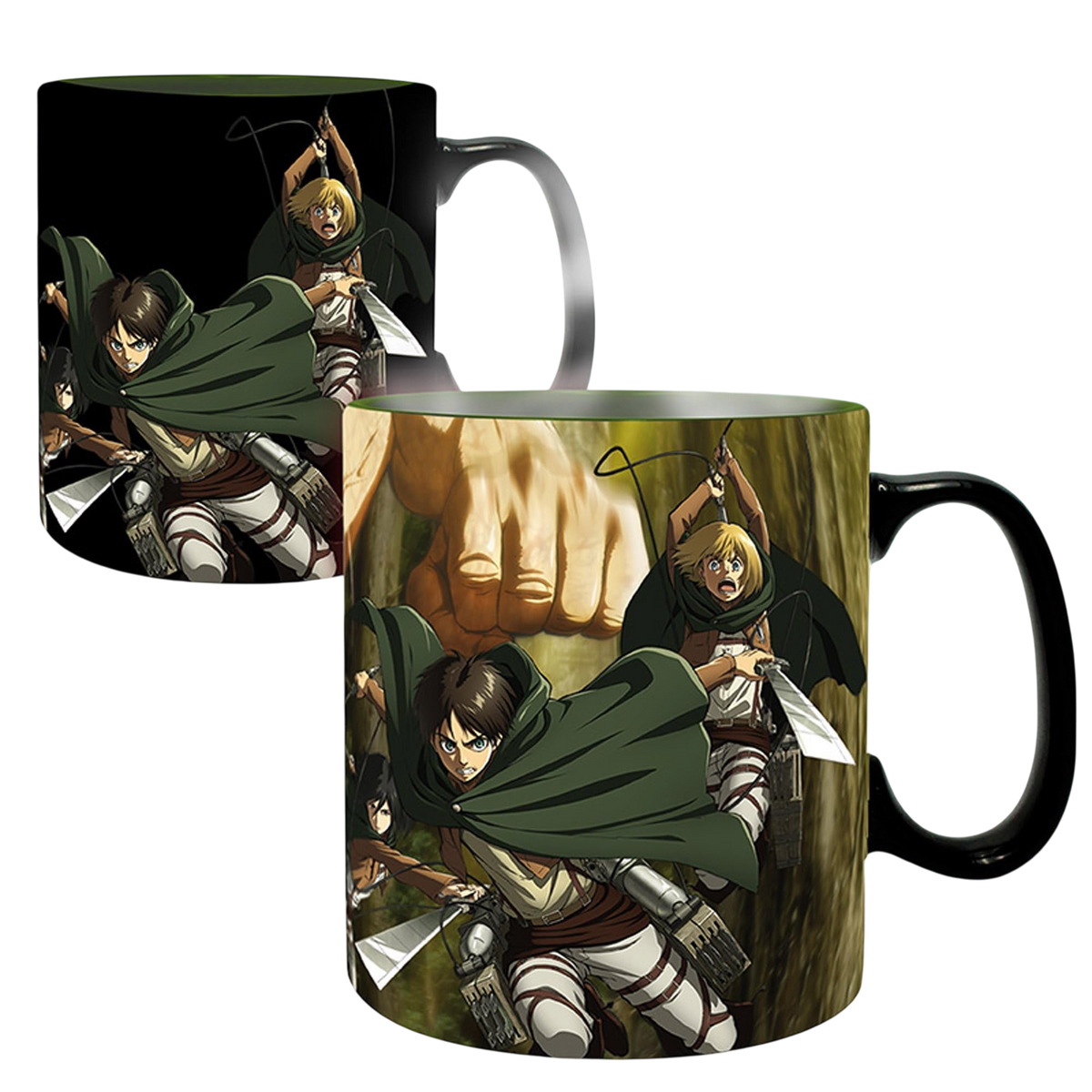 ATTACK ON TITAN - Mug Heat Change - 460 ml-TitanS3- carton x2 V2 - vue 3