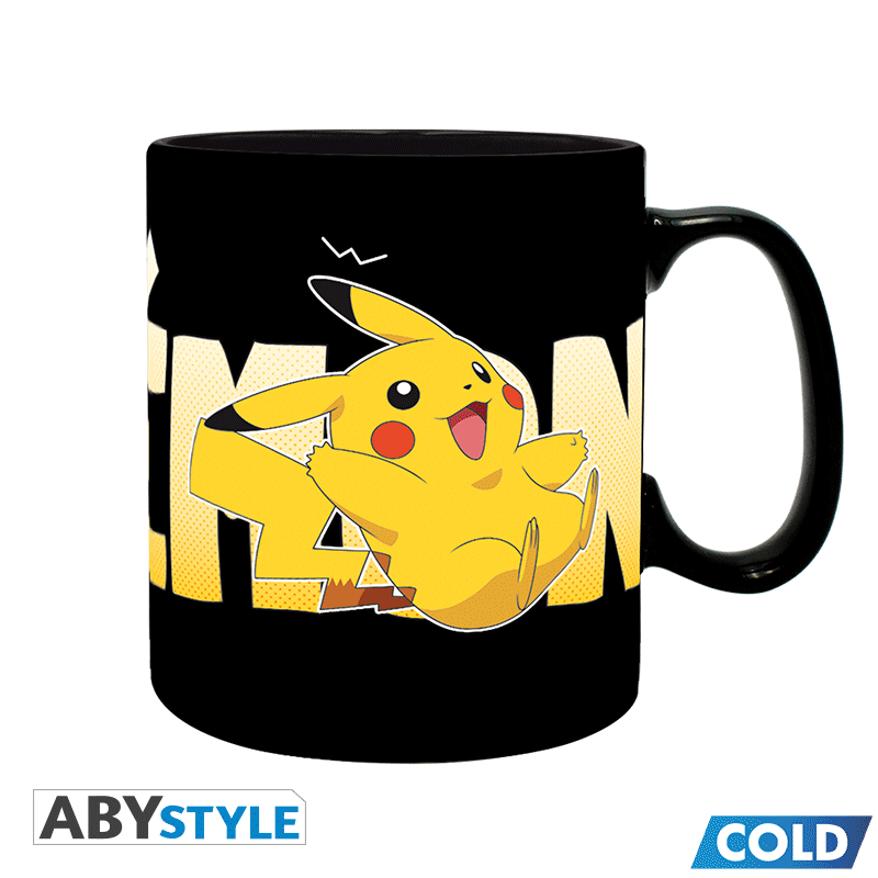 POKEMON - Mug Heat Change - 460 ml - Pikachu - boite carton x2