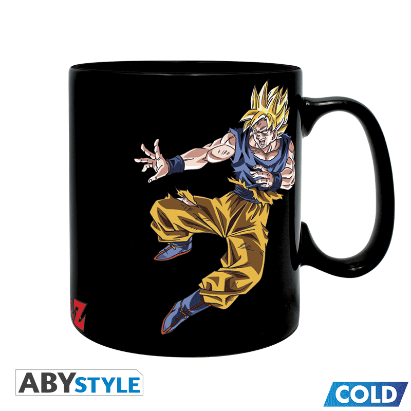 DRAGON BALL - Mug Heat Change - 460 ml - DBZ/ GokuVSBuu- carton x2 - vue 2